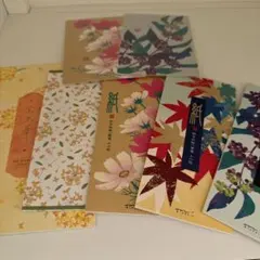 花柄レターセット 8枚入り