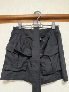 ブラック タイトスカート 前面ポケット付き