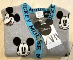 新品タグ付き⭐︎ZARA ミッキーマウス カーディガン 18-24ヶ月　92㎝