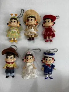 ペコちゃん キーホルダー6体セット