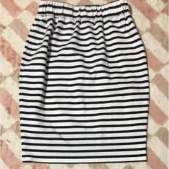 ボーダースカート 、マリン風スカート