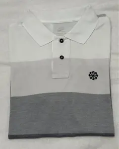 Nike ポロシャツ ホワイト/グレー