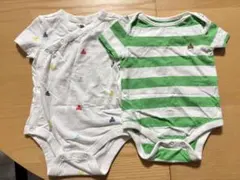 【中古　美品　2枚セット】GAP ベビー服　60cm 70cm 綿100%
