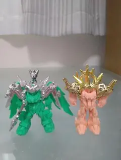 ガン消し ガンダム消しゴム 超将軍荒鬼頑駄無 青色 金メッキ - メルカリ