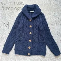 earth music&ecology ネイビー カーディガン M