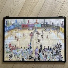 ハイキュー ポスターイラストアート フレーム付き