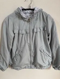 美品　エニィファム　リバーシブルブルゾン　ジャンパー　140 グリーン