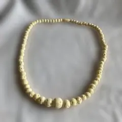 象牙風ネックレス　ビンテージ品