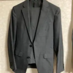 ダークグレー ビジネススーツ シャワークリーニング対応