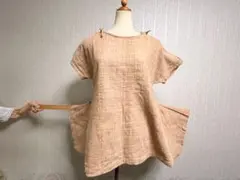 USATO うさとの服 ベスト 草木染 手織り オーガニックコットン USATO うさとの服 ベスト 草木染 手織り オーガニックコットン