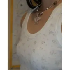 MINJIENA フラワータンクトップ