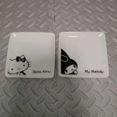 非売品 ハローキティ&マイメロディ小皿2枚セット