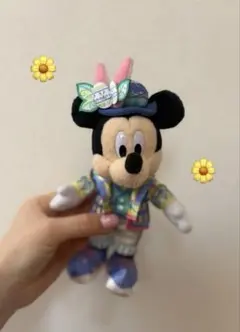 ミッキーマウス ぬいぐるみバッジ　イースター　うさピヨ　うさたま　ディズニーシー