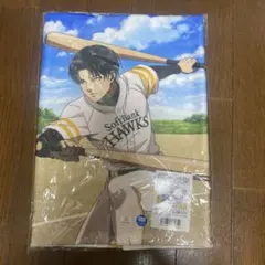 進撃の巨人 ソフトバンクホークス 野球 リヴァイVSジーク フェイスタオル