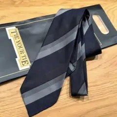 TIE YOUR TIE ネクタイ ブラウン 無地 セッテピエゲ希少 - メルカリ