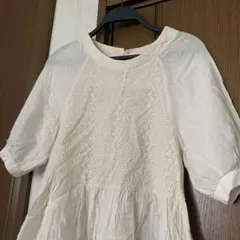 ABITOKYO 半袖 ブラウス 刺繍 コットンSサイズのサムネイル