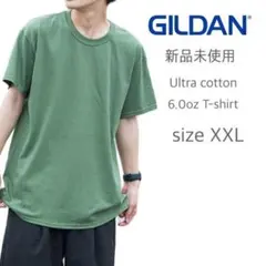 新品未使用 ギルダン ウルトラコットン 無地 半袖Tシャツ ミリタリー 2XL