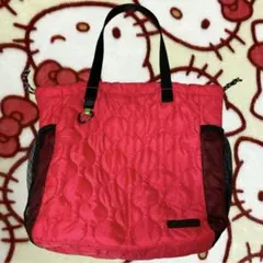 Niko and… ニコアンド オリジナルリサイクル素材キルト巾着トートバッグ