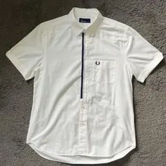 FRED PERRY ボタンダウン半袖シャツ（ホワイト）のサムネイル