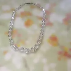 山梨産 ファセットカット水晶ネックレス - メルカリ