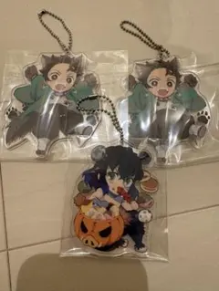 鬼滅の刃 アクリルキーホルダー 炭治郎 伊之助 ハロウィン アクキー 2019