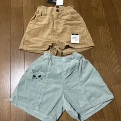 コーデュロイショーパン 120 新品未使用