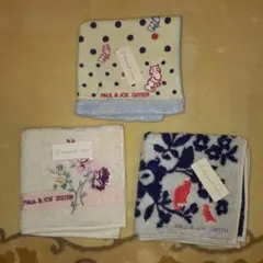 PAUL & JOE SISTER タオルハンカチ 3枚セット