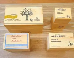 *ナチュラル*  スタンプセット アルファベット他