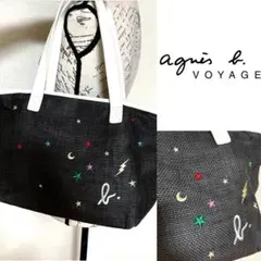 agnes b. VOYAGE 星柄 2way トートバッグ