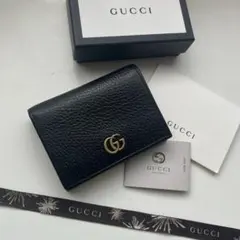 505 極上美品 GUCCI グッチ マーモント 2つ折り財布 - メルカリ