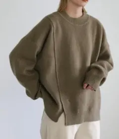 select moca 2022 AW フロントデザインニット