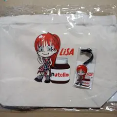 LiSA nutella 限定コラボ バッグ + アクリルキーホルダー