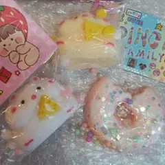 ハムスター　ドーナツ　スーパーソフトスクイーズ　スクイーズ