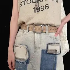 ウエスタンベルト アメカジ ヴィンテージ y2k レトロ アンティーク バイカー