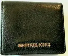MICHAEL KORS ブラック 二つ折り財布