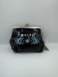 ROXY エスニック柄 がま口ポーチ