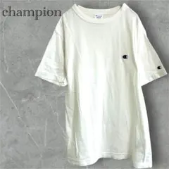 Champion チャンピオン 白Tシャツ M ワンポイントロゴのサムネイル