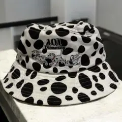 ディズニー 101匹わんちゃん バケット ハット ダルメシアン柄 帽子 バケハ