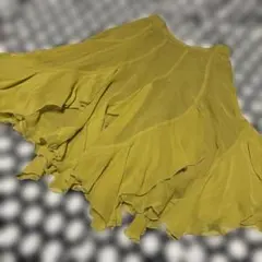 あんず様専用/社交ダンス/オリーブグリーン フレアスカート