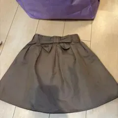 リボン付きフレアスカート 120