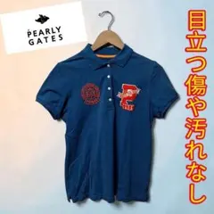 PEARLY GATES パーリーゲイツ 半袖 ポロ シャツ 1 ブルーのサムネイル