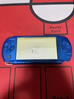 ゲ*郎様 動作確認済 PSP3000 本体 青色 4GBメモリースティック 充電