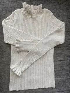 【NEXT】 長袖フリルニット　130センチ