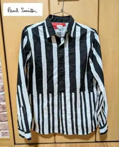 【美品】ポールスミス 長袖シャツ / ピアノ柄 日本製 メインライン M