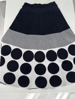 SALE‼️ニット　スカート　水玉