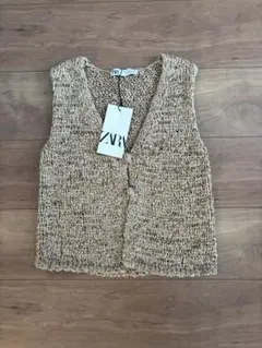 ZARA ラスティックニットベストのサムネイル