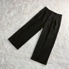 【GU】インタックワイドパンツ　ブラック　カジュアル　秋冬　大きいサイズ　3L