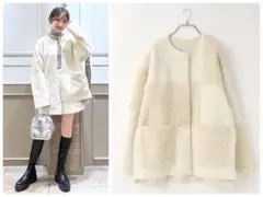 【美品】ローリーズファーム♡リバーシブルパッチワークブルゾン ジャケット