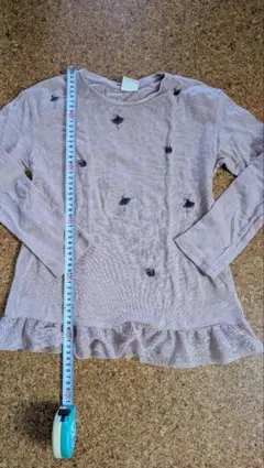 zara kids ピンク 長袖カットソー 140cm フリル付き
