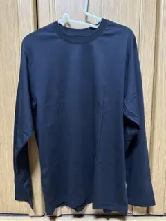無印良品 天竺編みクルーネック長袖Tシャツ 黒 メンズM 未着用